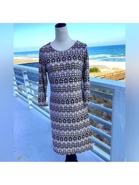 Tommy Hilfiger long sleeve floral tank dress